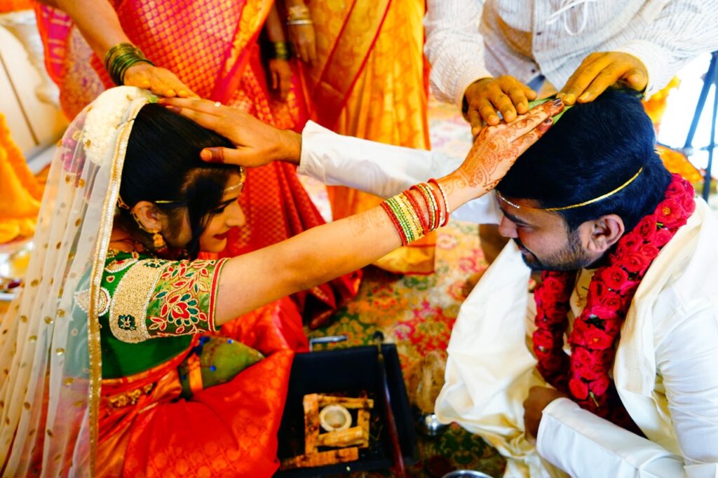 Temple wedding photographer in Bangalore